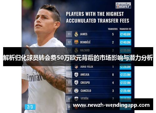 解析归化球员转会费50万欧元背后的市场影响与潜力分析
