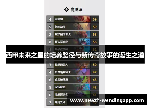 西甲未来之星的培养路径与新传奇故事的诞生之道